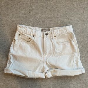 Everlane White Denim Shorts Size 27
